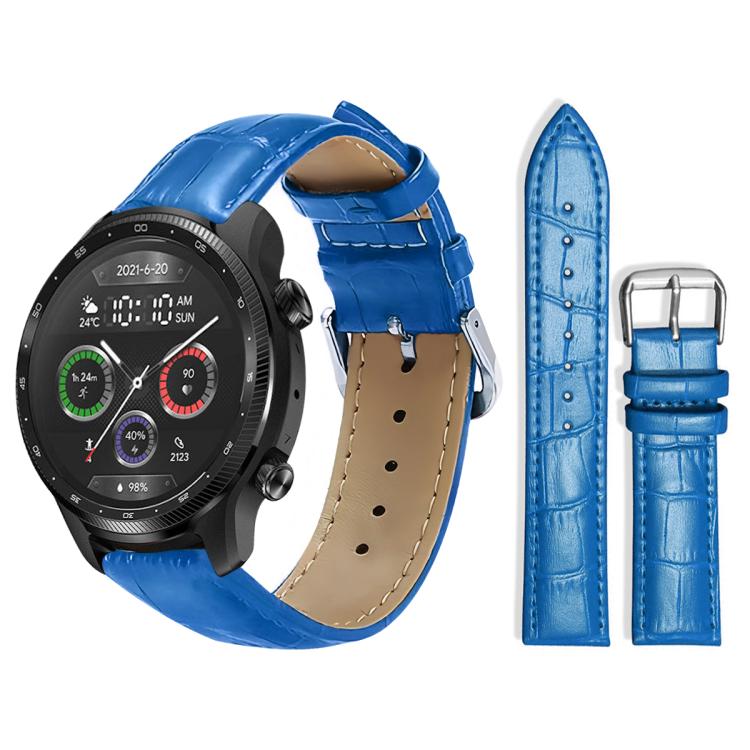 xDfind Bamboo Texture Pin Buckle Leather Watch Band