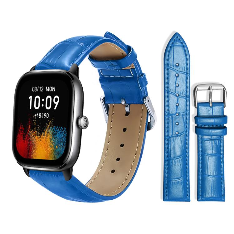 xDfind Bamboo Texture Pin Buckle Leather Watch Band