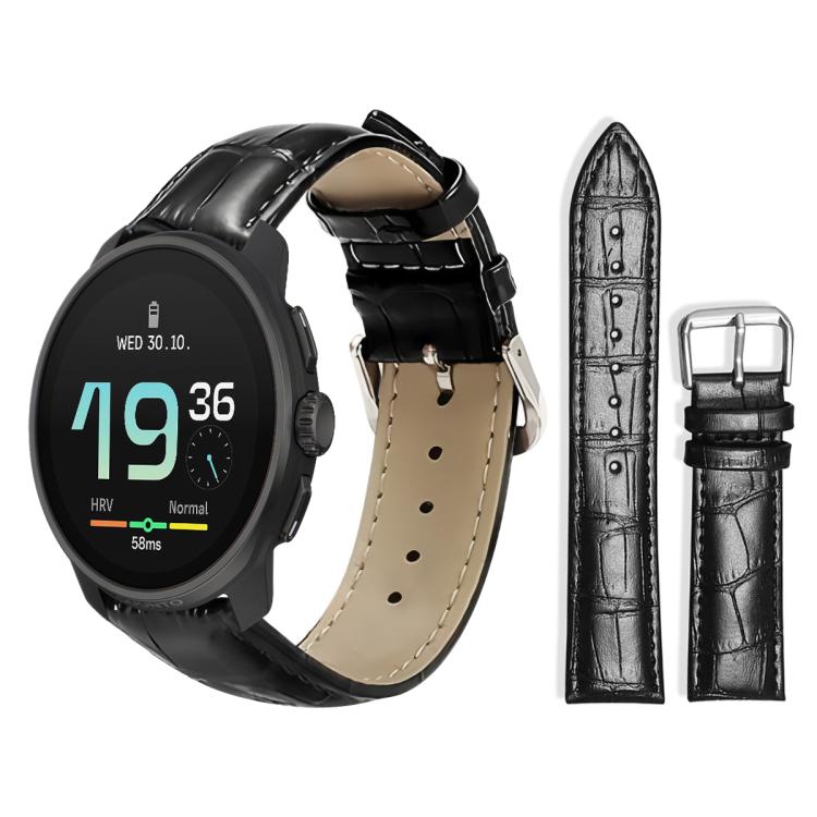 xDfind Bamboo Texture Pin Buckle Leather Watch Band