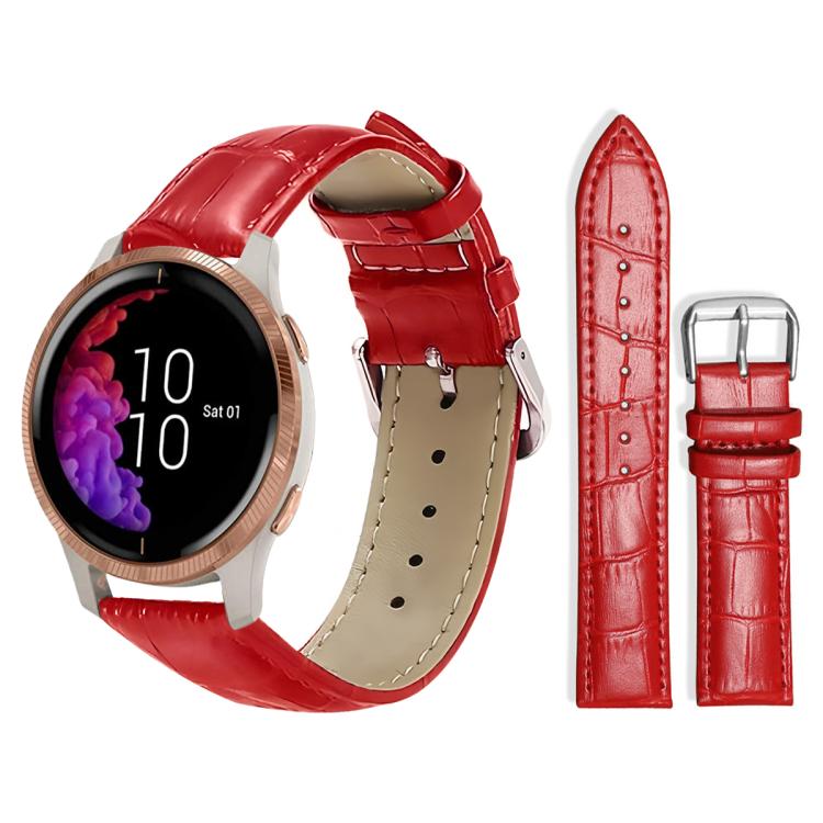xDfind Bamboo Texture Pin Buckle Leather Watch Band