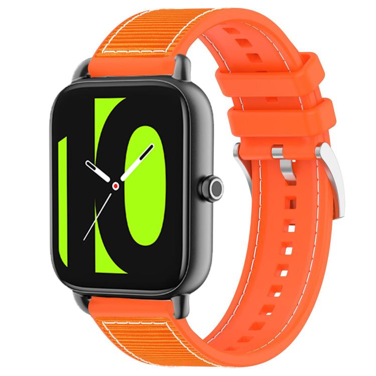 xDfind Hybrid Nylon Braid Silicone Watch Band, 20mm For Xiaomi Haylou RS4 Plus LS11 / LS12