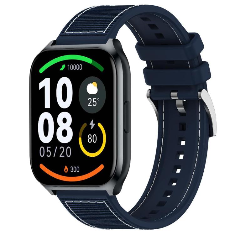 xDfind Hybrid Nylon Braid Silicone Watch Band, 22mm For Xiaomi Haylou?Watch S001 / LS02 Pro