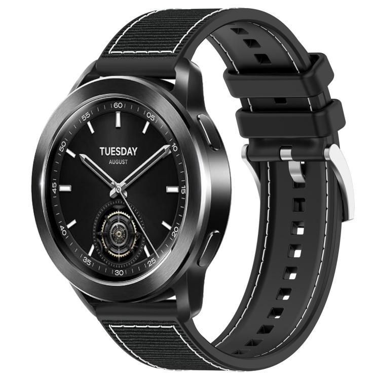 xDfind Hybrid Nylon Braid Silicone Watch Band