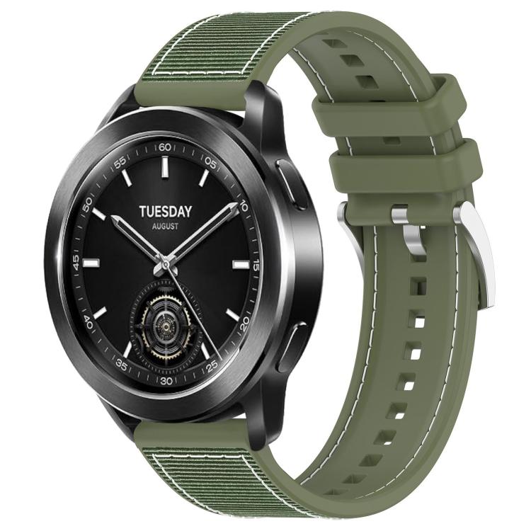 xDfind Hybrid Nylon Braid Silicone Watch Band