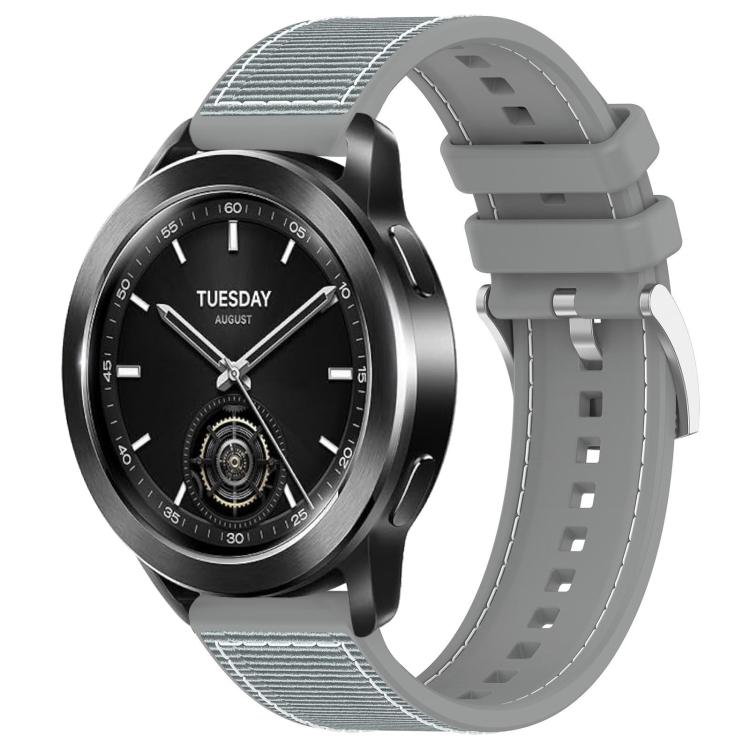 xDfind Hybrid Nylon Braid Silicone Watch Band, 22mm For Xiaomi Watch S3 / 2 Pro / S2 / S1