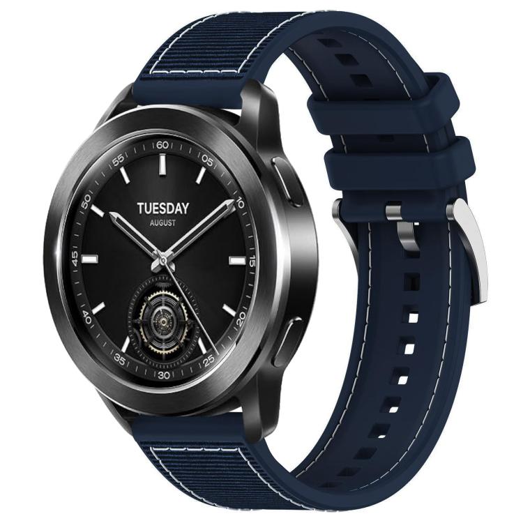 xDfind Hybrid Nylon Braid Silicone Watch Band, 22mm For Xiaomi Watch S3 / 2 Pro / S2 / S1