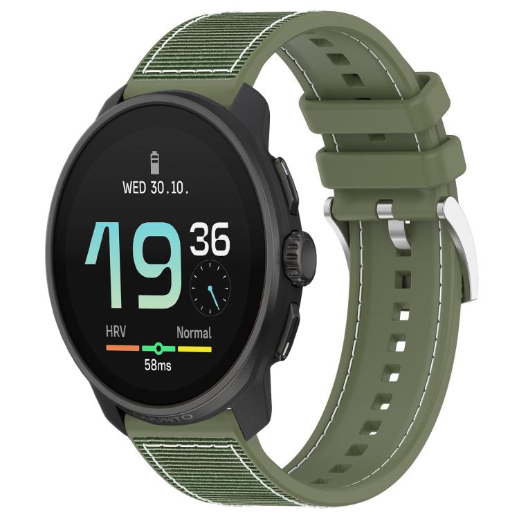 xDfind Hybrid Nylon Braid Silicone Watch Band