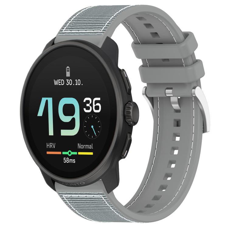 xDfind Hybrid Nylon Braid Silicone Watch Band
