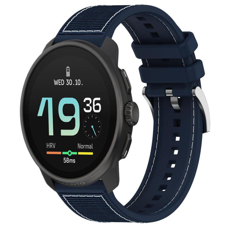 xDfind Hybrid Nylon Braid Silicone Watch Band