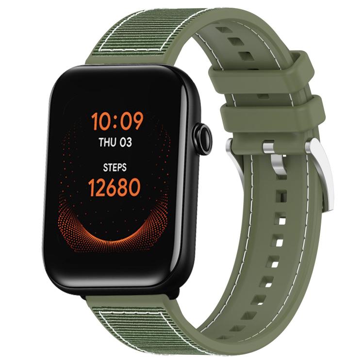 xDfind Hybrid Nylon Braid Silicone Watch Band