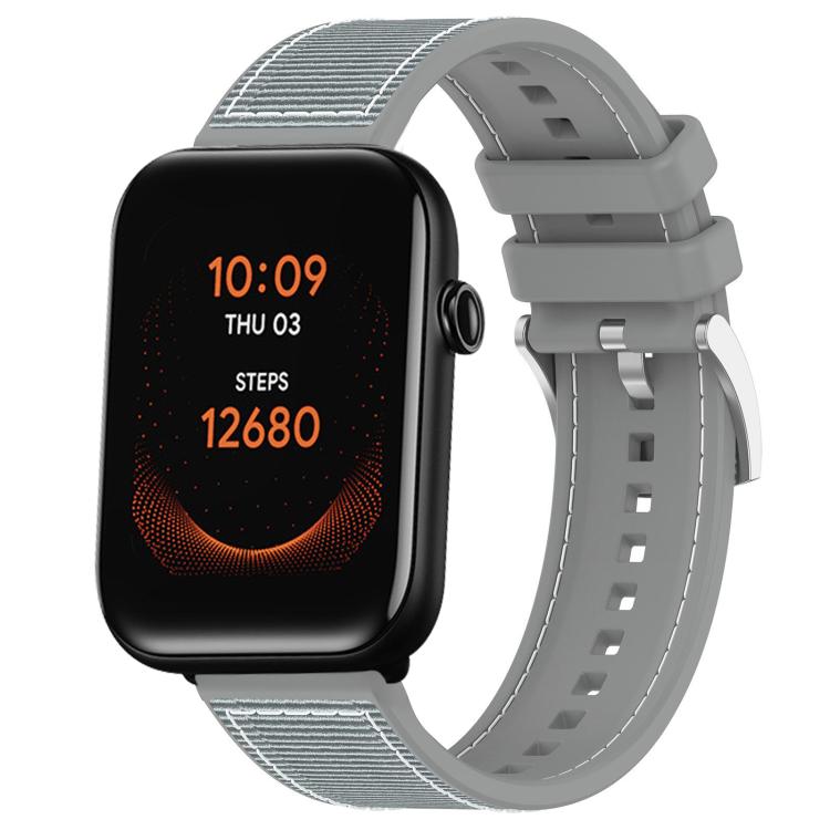 xDfind Hybrid Nylon Braid Silicone Watch Band
