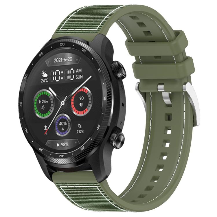 xDfind Hybrid Nylon Braid Silicone Watch Band