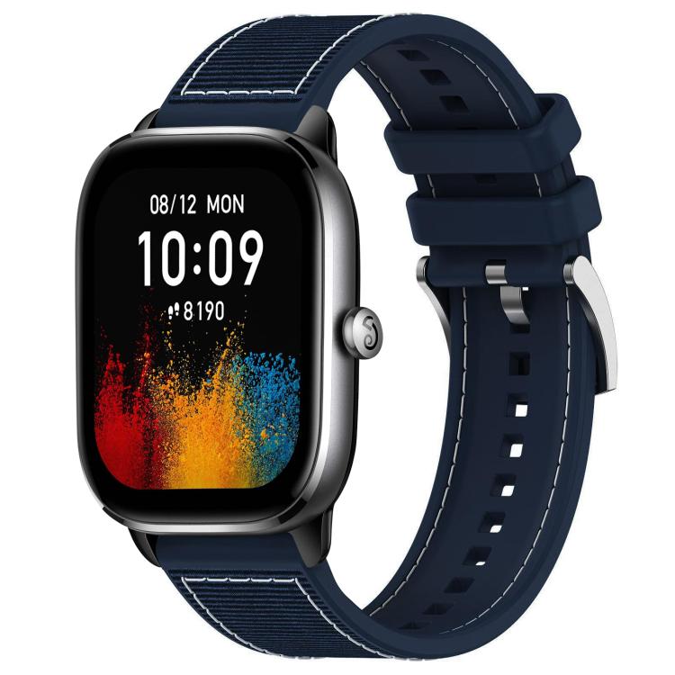 xDfind Hybrid Nylon Braid Silicone Watch Band, 20mm For Amazfit GTS4 Mini / GTS 3 / GTS 2