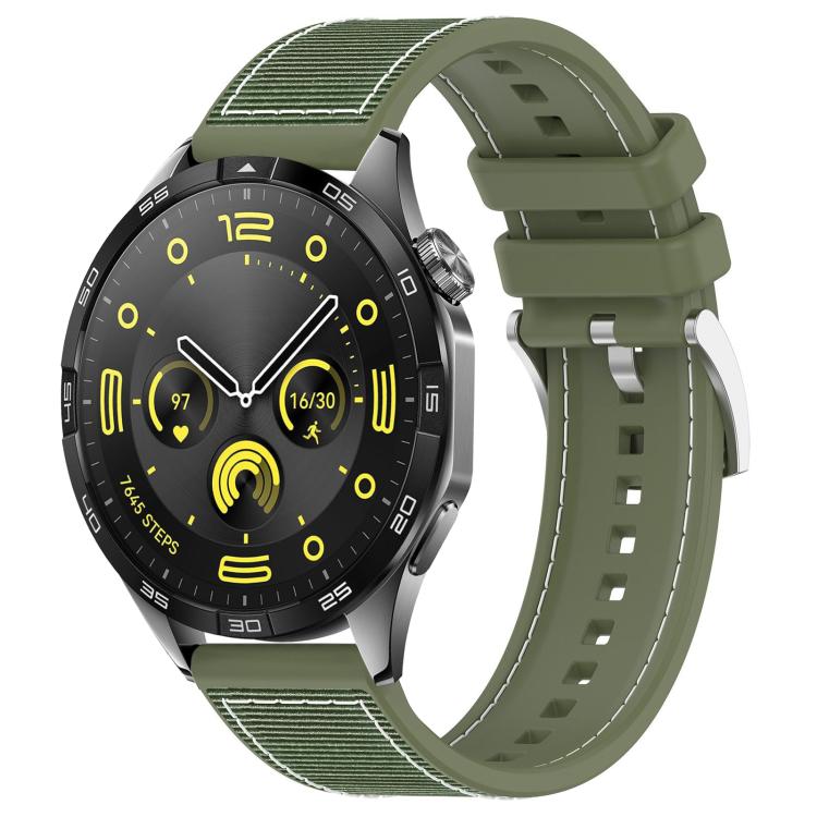 xDfind Hybrid Nylon Braid Silicone Watch Band