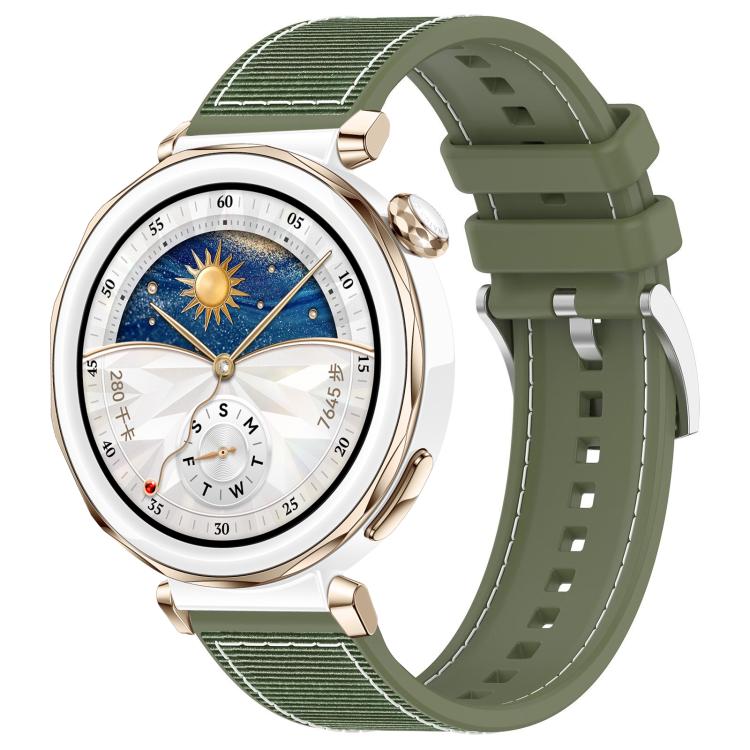 xDfind Hybrid Nylon Braid Silicone Watch Band