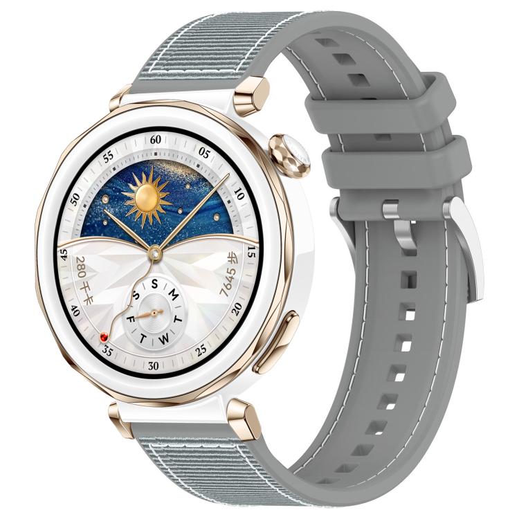 xDfind Hybrid Nylon Braid Silicone Watch Band