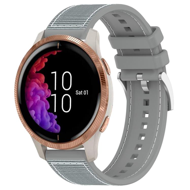 xDfind Hybrid Nylon Braid Silicone Watch Band