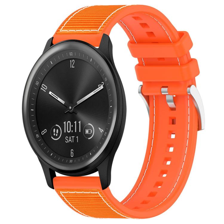 xDfind Hybrid Nylon Braid Silicone Watch Band, 20mm For Garmin?Vivomove?Sport/Vivoactive5/3