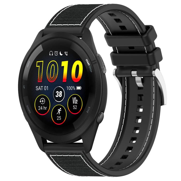 xDfind Hybrid Nylon Braid Silicone Watch Band