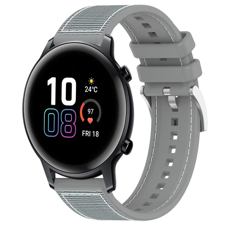 xDfind Hybrid Nylon Braid Silicone Watch Band