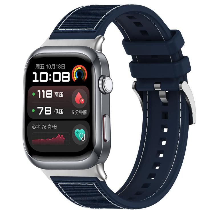 xDfind Hybrid Nylon Braid Silicone Watch Band