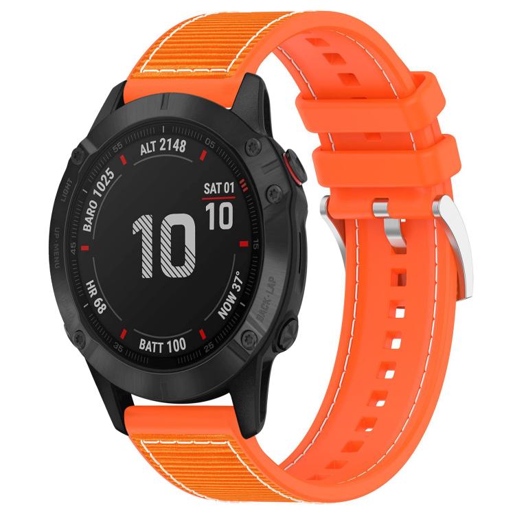 xDfind Hybrid Nylon Braid Silicone Watch Band, For Garmin Fenix 8/7X/6X/5X 26mm