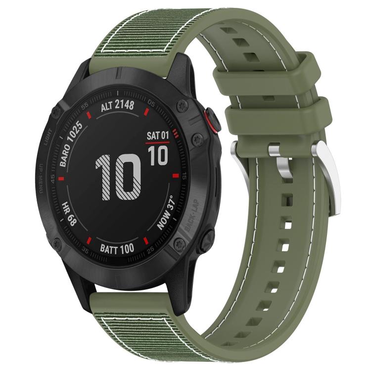xDfind Hybrid Nylon Braid Silicone Watch Band