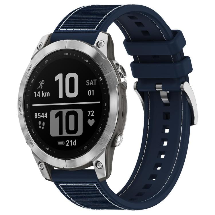 xDfind Hybrid Nylon Braid Silicone Watch Band