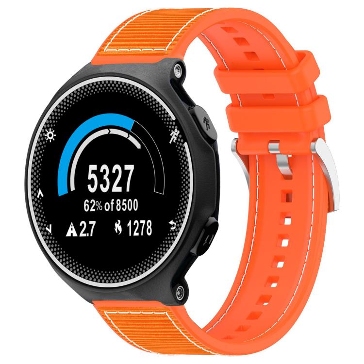 xDfind Hybrid Nylon Braid Silicone Watch Band, For Garmin Forerunner 220/235/735/735XT 20mm