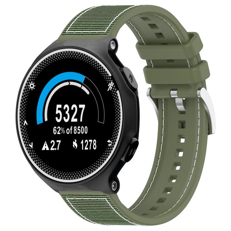 xDfind Hybrid Nylon Braid Silicone Watch Band