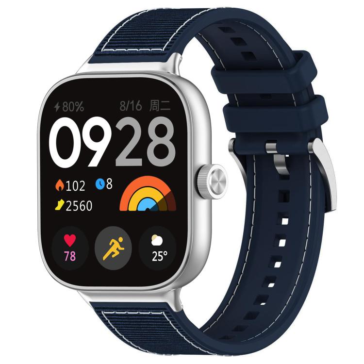 xDfind Hybrid Nylon Braid Silicone Watch Band, For Xiaomi Band 9 Pro/Redmi Watch6/5/4 20mm
