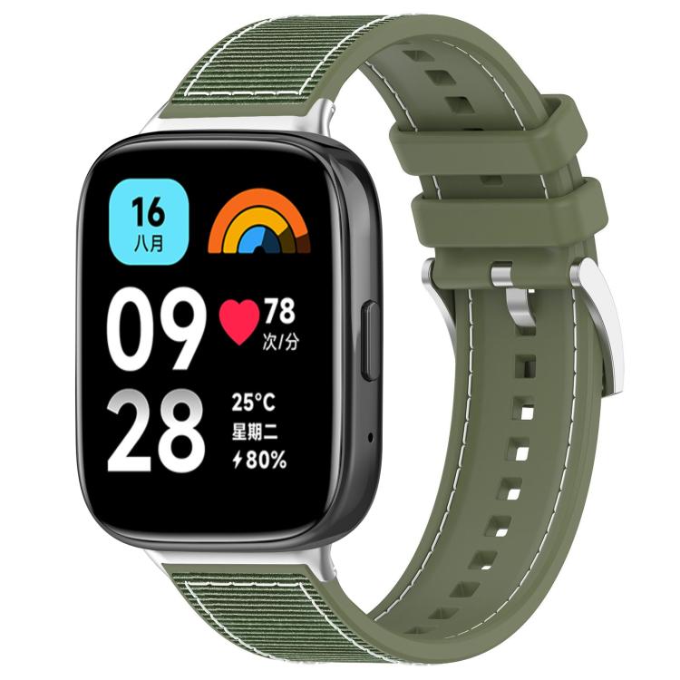 xDfind Hybrid Nylon Braid Silicone Watch Band, For Redmi Watch 3 Active/Watch 3 Lite 20mm