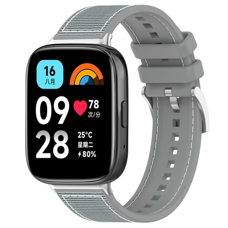 xDfind Hybrid Nylon Braid Silicone Watch Band, For Redmi Watch 3 Active/Watch 3 Lite 20mm