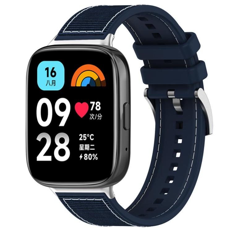xDfind Hybrid Nylon Braid Silicone Watch Band, For Redmi Watch 3 Active/Watch 3 Lite 20mm