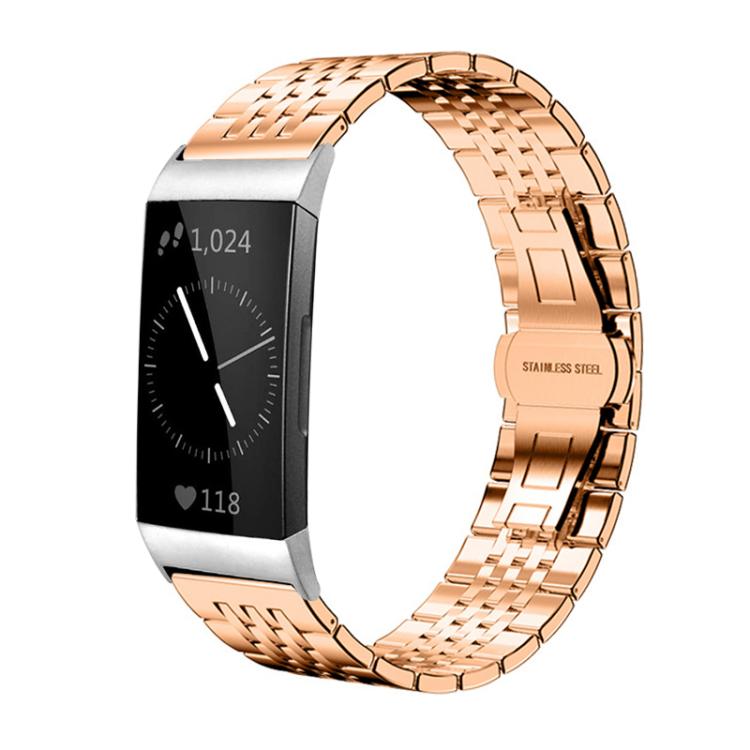 xDfind Seven-bead Solid Stainless Steel Watch Band