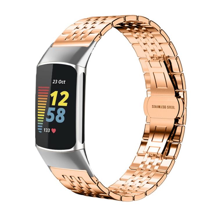 xDfind Seven-bead Solid Stainless Steel Watch Band