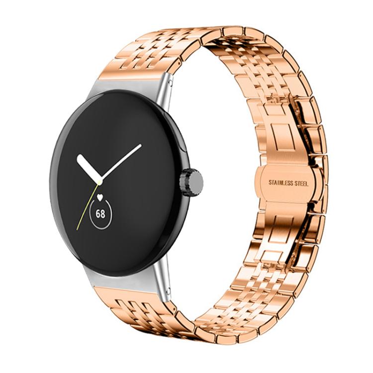 xDfind Seven-bead Solid Stainless Steel Watch Band