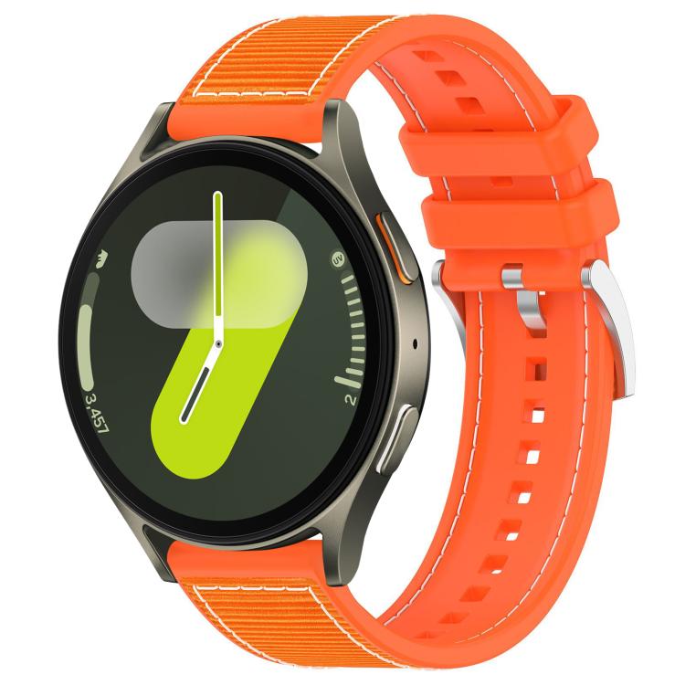 xDfind Hybrid Nylon Braid Silicone Watch Band, For Samsung Galaxy Watch 7 / 6 / 5 / FE 20mm