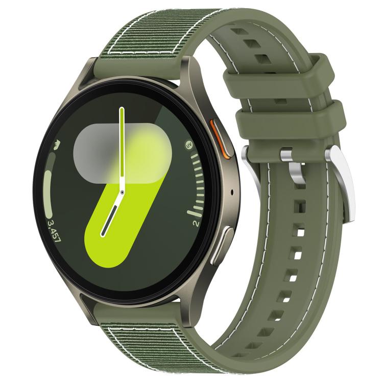 xDfind Hybrid Nylon Braid Silicone Watch Band