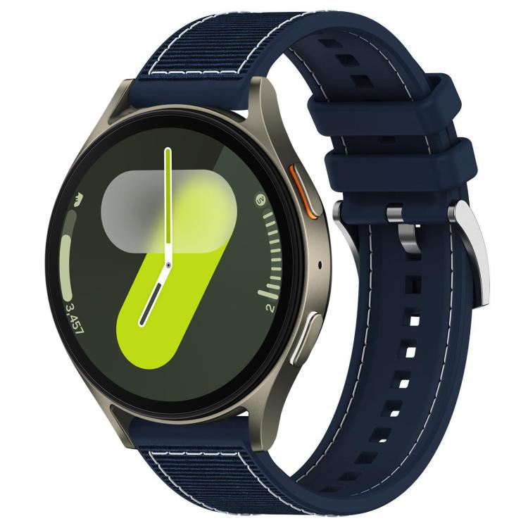 xDfind Hybrid Nylon Braid Silicone Watch Band, For Samsung Galaxy Watch 7 / 6 / 5 / FE 20mm