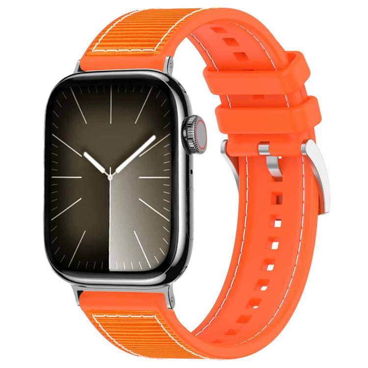 xDfind Hybrid Nylon Braid Silicone Watch Band, For Apple Watch 42 / 44 / 45 / 46 / 49mm 22mm