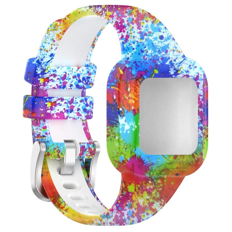 xDfind Steel Buckle Printed Silicone Watch Band