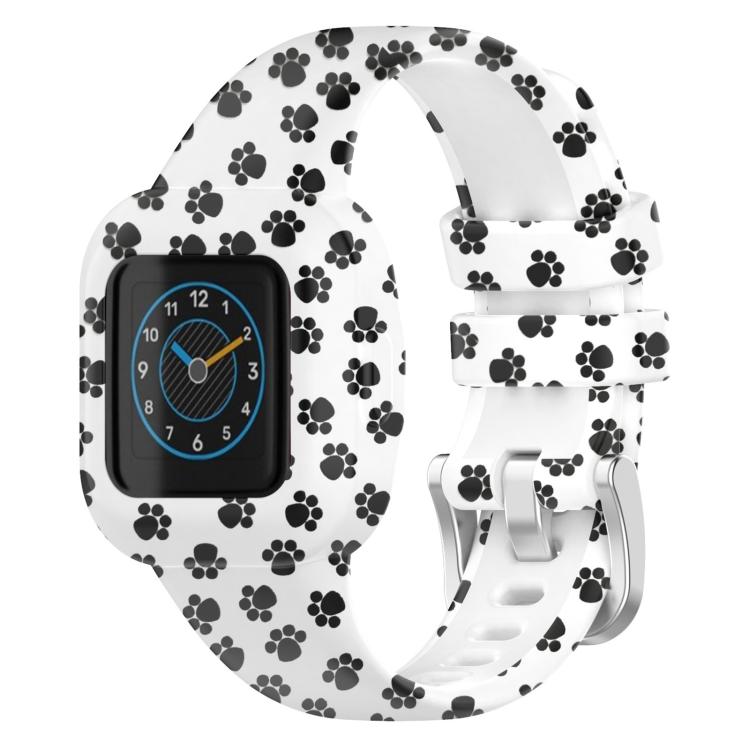 xDfind Steel Buckle Printed Silicone Watch Band