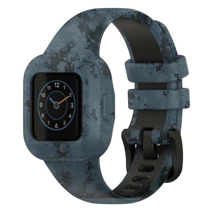 xDfind Steel Buckle Printed Silicone Watch Band