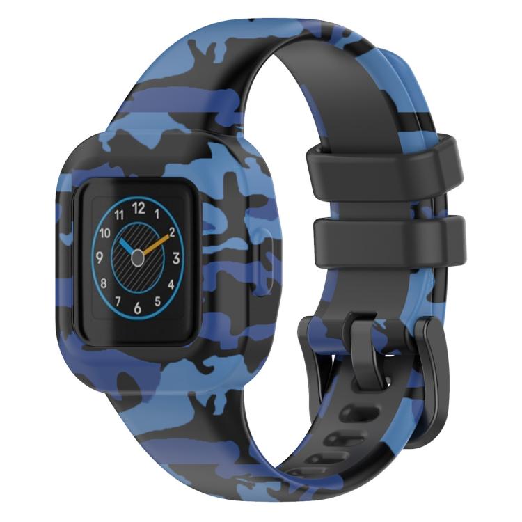 xDfind Steel Buckle Printed Silicone Watch Band