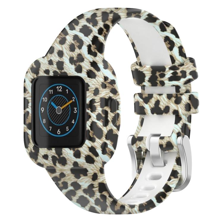 xDfind Steel Buckle Printed Silicone Watch Band