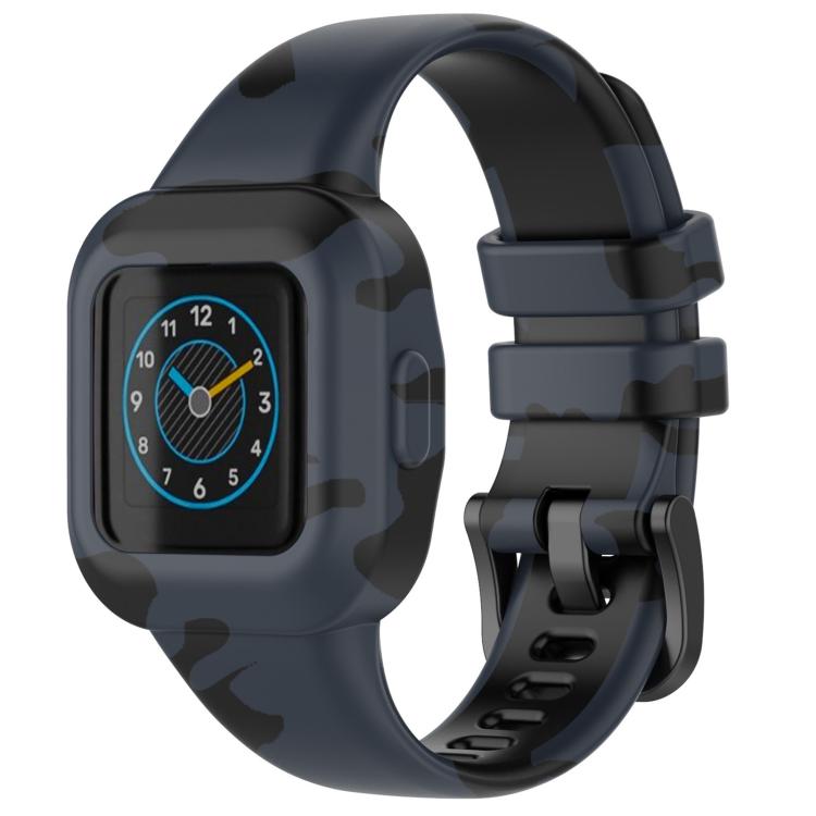 xDfind Steel Buckle Printed Silicone Watch Band