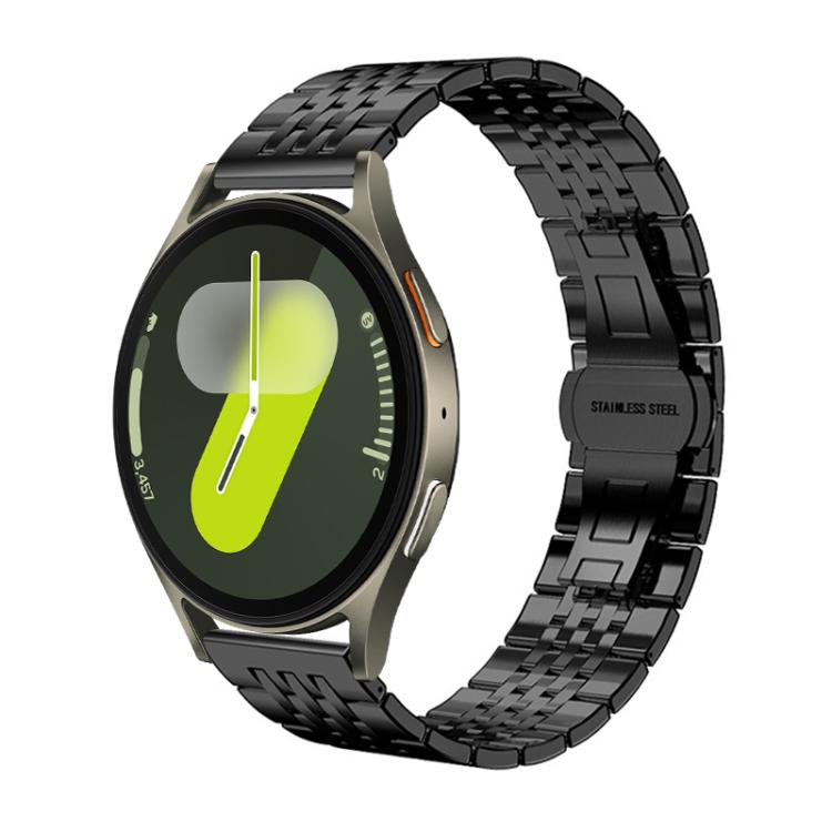 xDfind Seven-bead Solid Stainless Steel Watch Band, For Samsung Galaxy Watch 7 / 6 / 5 / FE