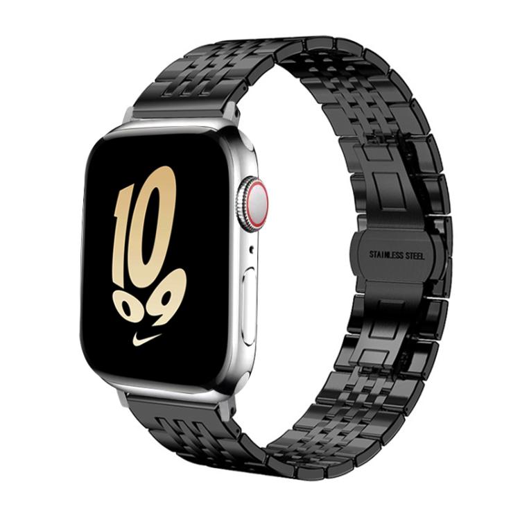 xDfind Seven-bead Solid Stainless Steel Watch Band, For Apple Watch 42 / 44 / 45 / 46 / 49mm 22mm