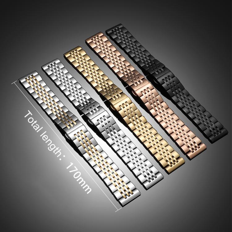 xDfind Seven-bead Solid Stainless Steel Watch Band, For Apple Watch 38 / 40 / 41 / S10 42mm 20mm